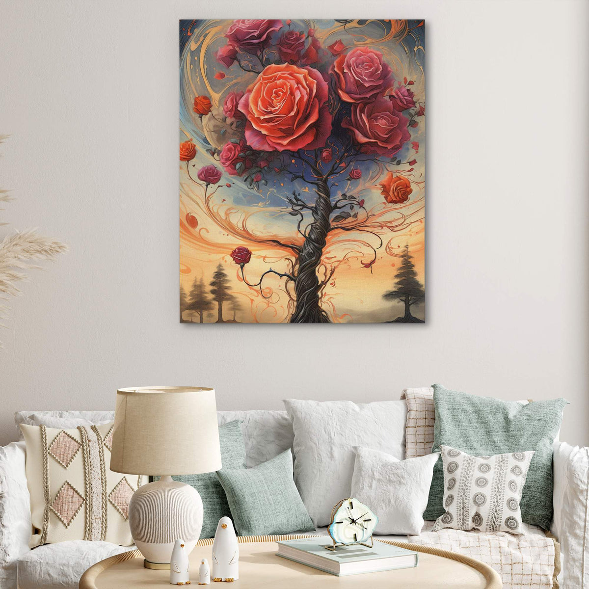 Rose Tree - Luxury Wall Art
