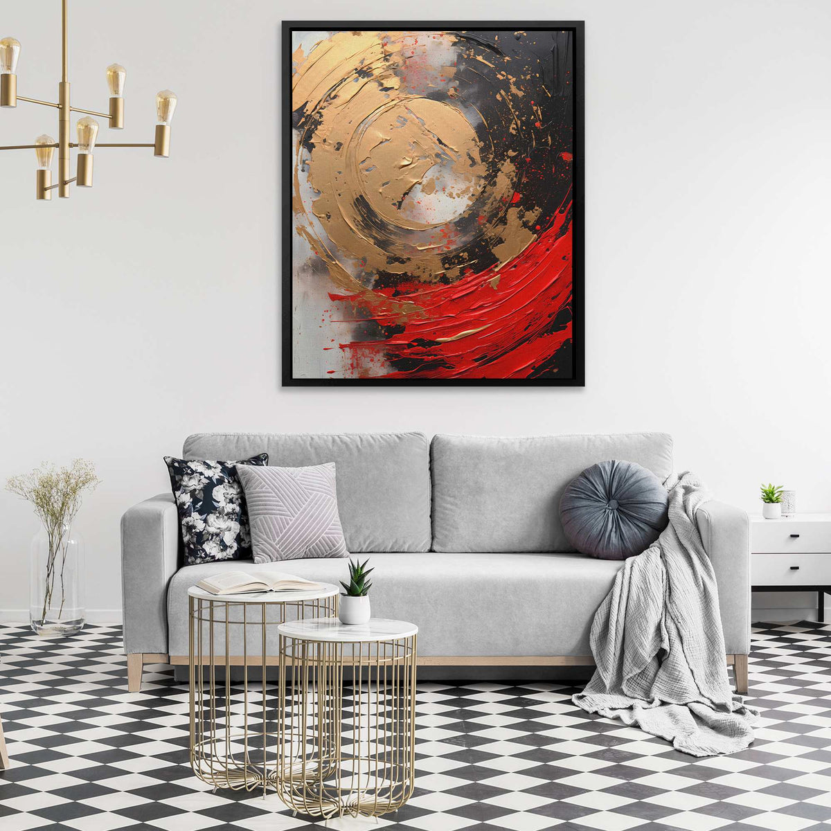 Ruby Essence - Luxury Wall Art