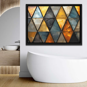 Rustic Triangles - Luxury Wall Art