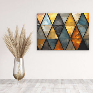 Rustic Triangles - Luxury Wall Art