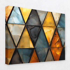 Rustic Triangles - Luxury Wall Art