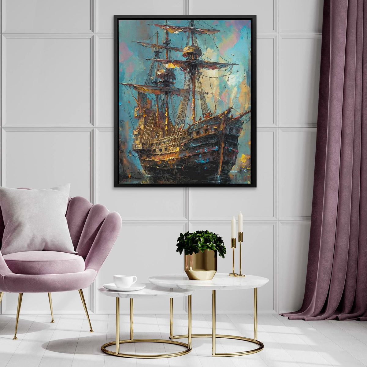 Sails of Serenity - Luxury Wall Art