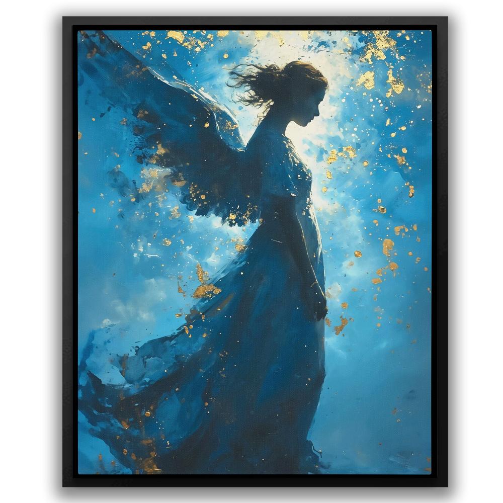 Sapphire Angel - Luxury Wall Art