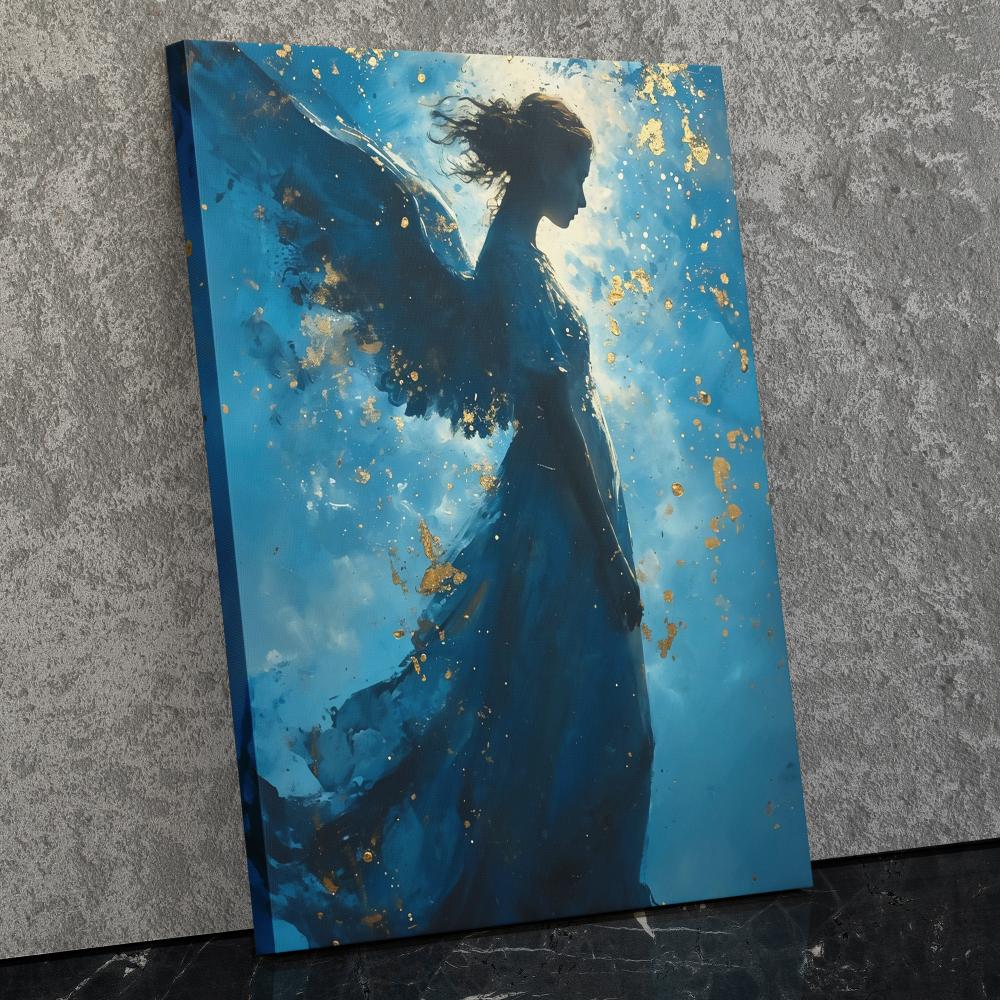 Sapphire Angel - Luxury Wall Art