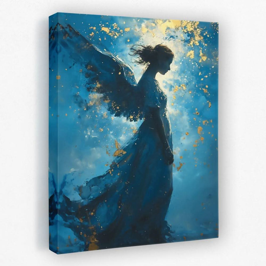 Sapphire Angel in a __flatart__