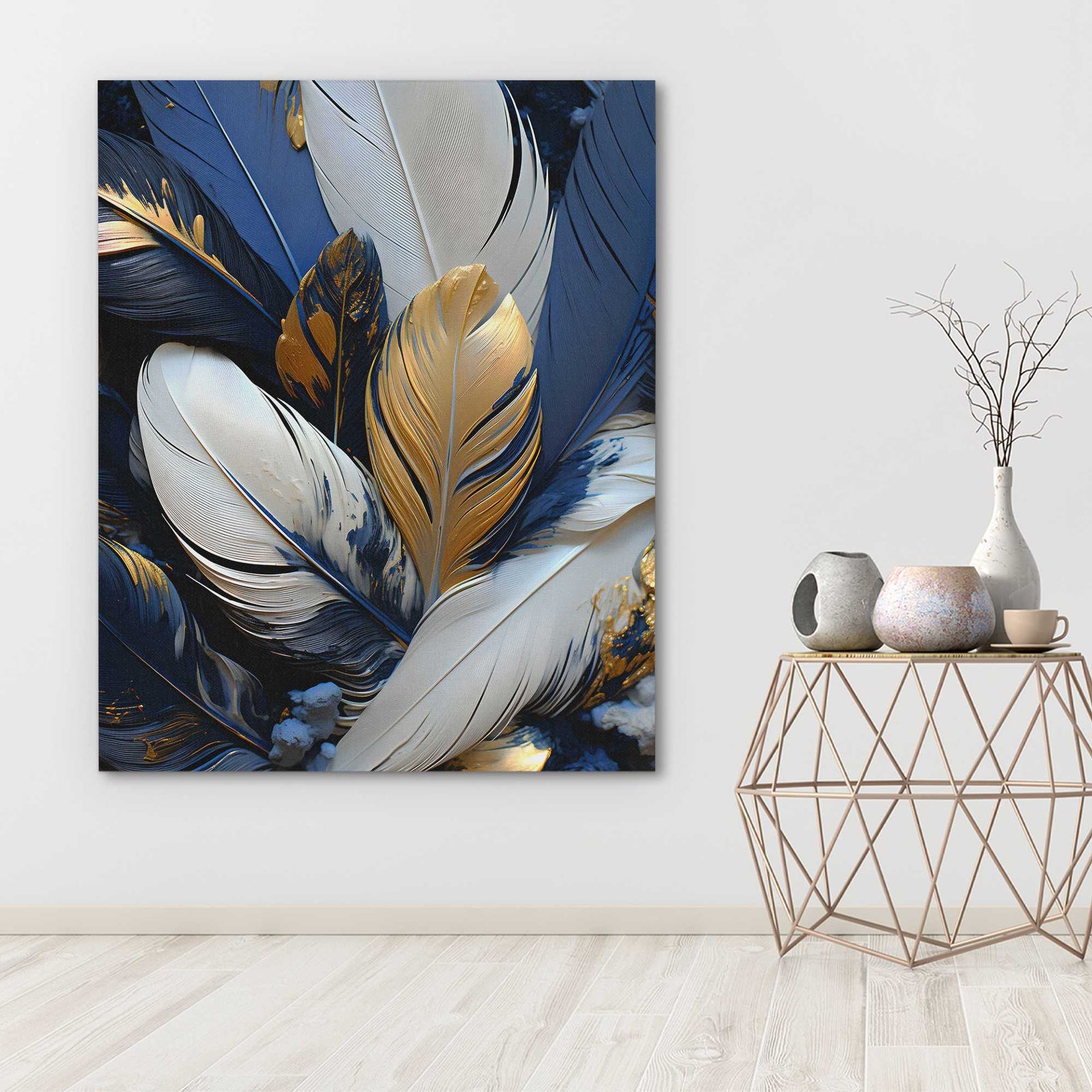 Sapphire Splendor - Luxury Wall Art