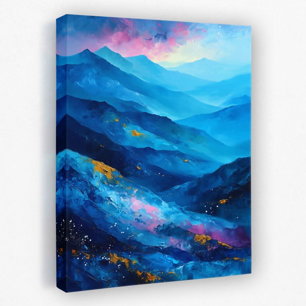 Sapphire Summit - Luxury Wall Art