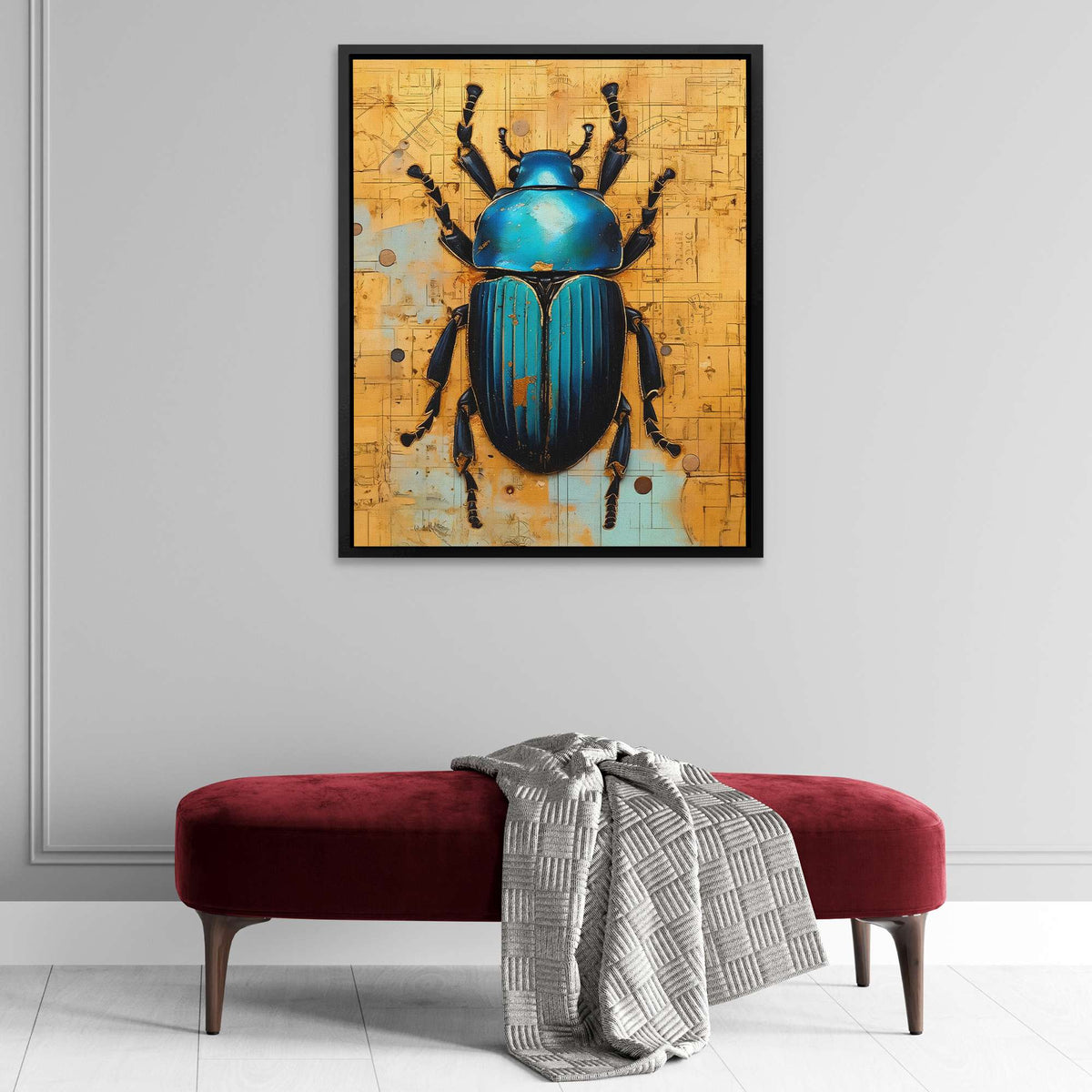 Scarab Symphony - Luxury Wall Art