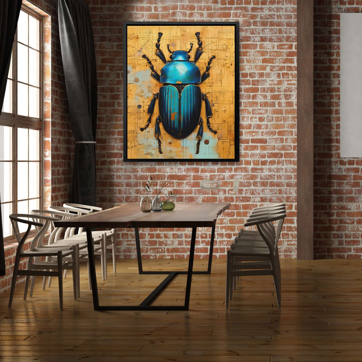Scarab Symphony - Luxury Wall Art