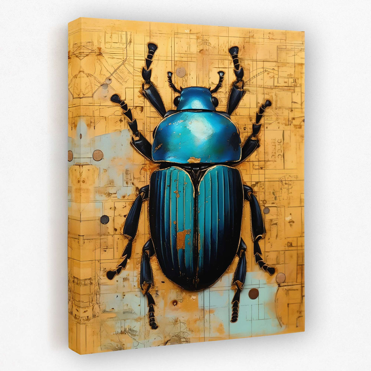 Scarab Symphony - Luxury Wall Art