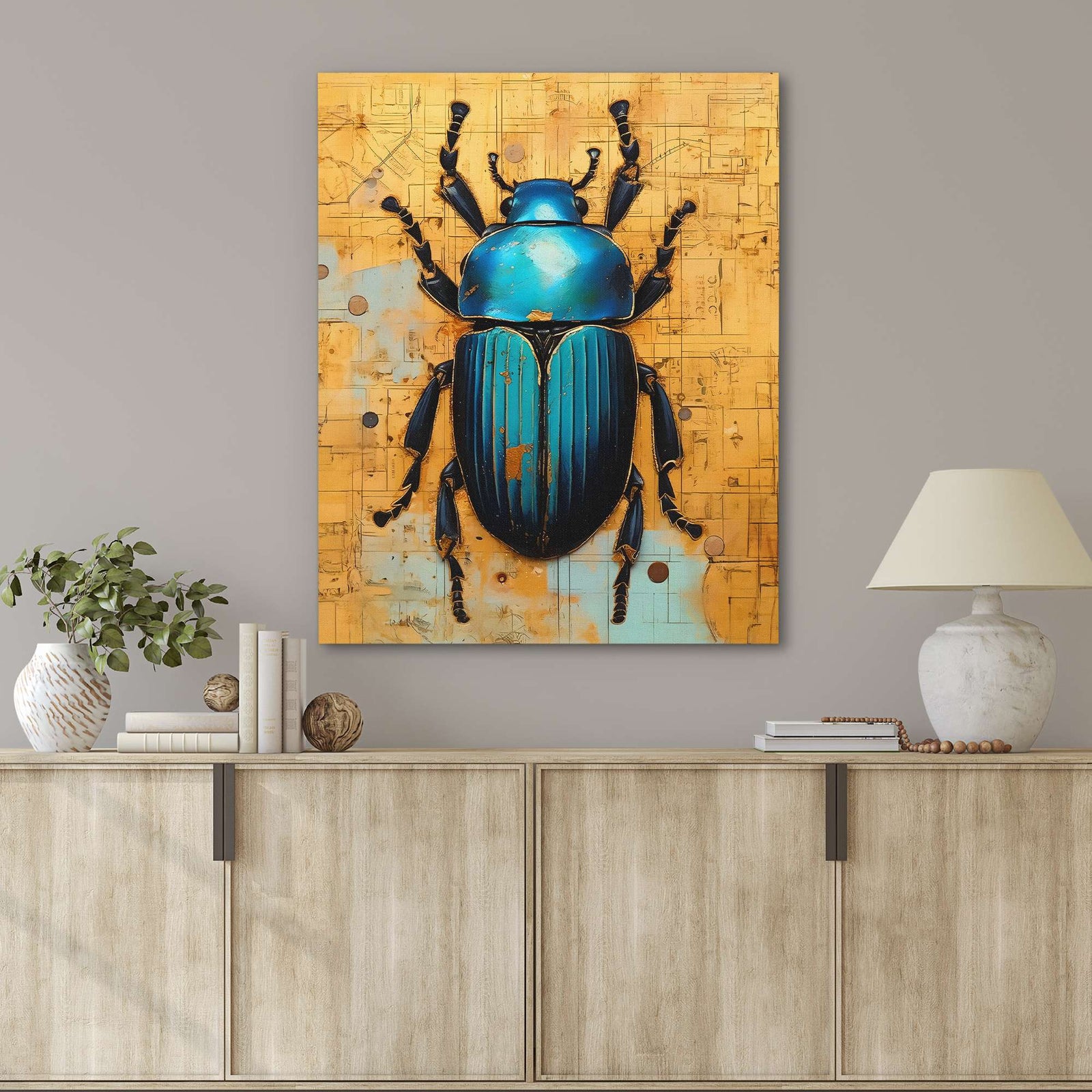 Scarab Symphony - Luxury Wall Art