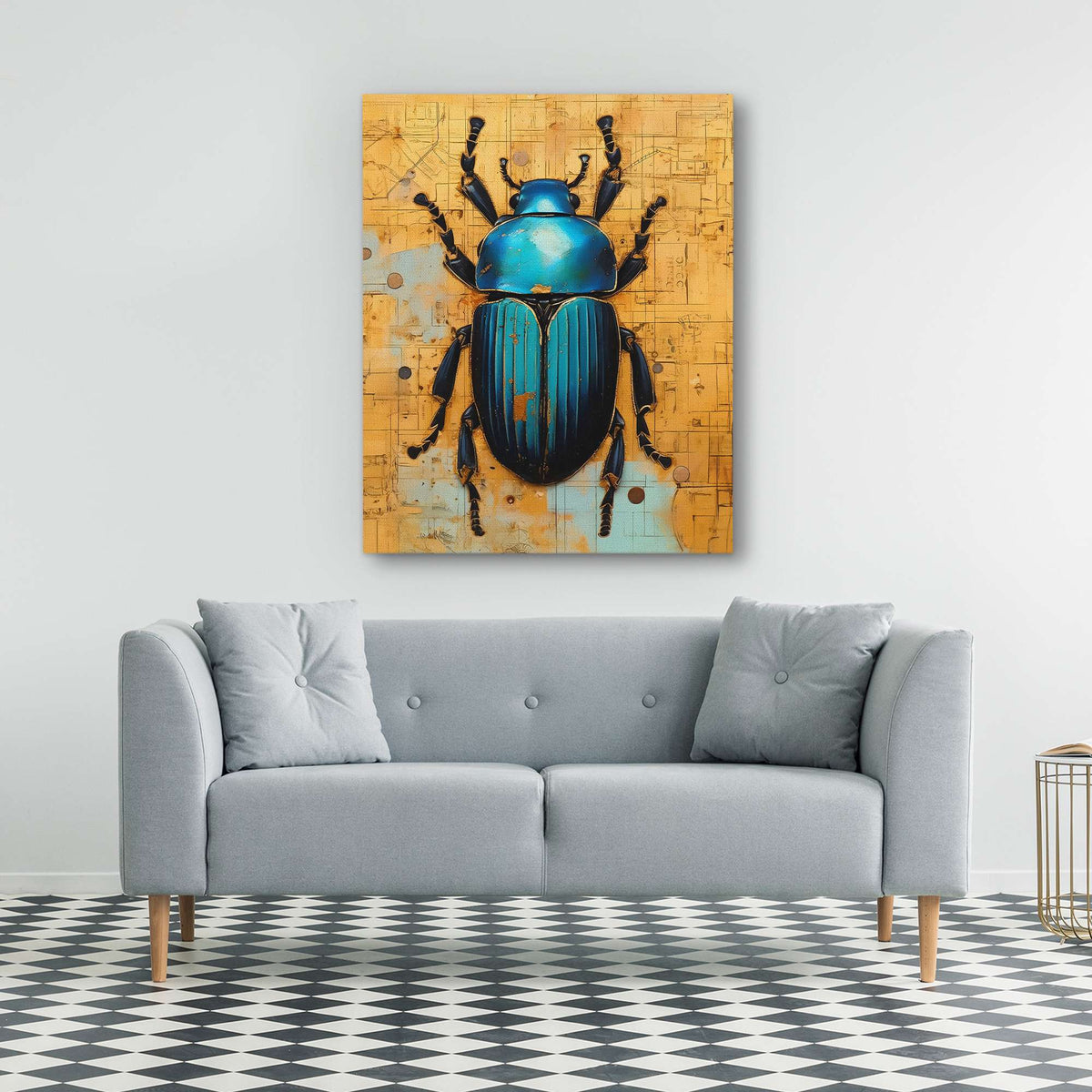 Scarab Symphony - Luxury Wall Art