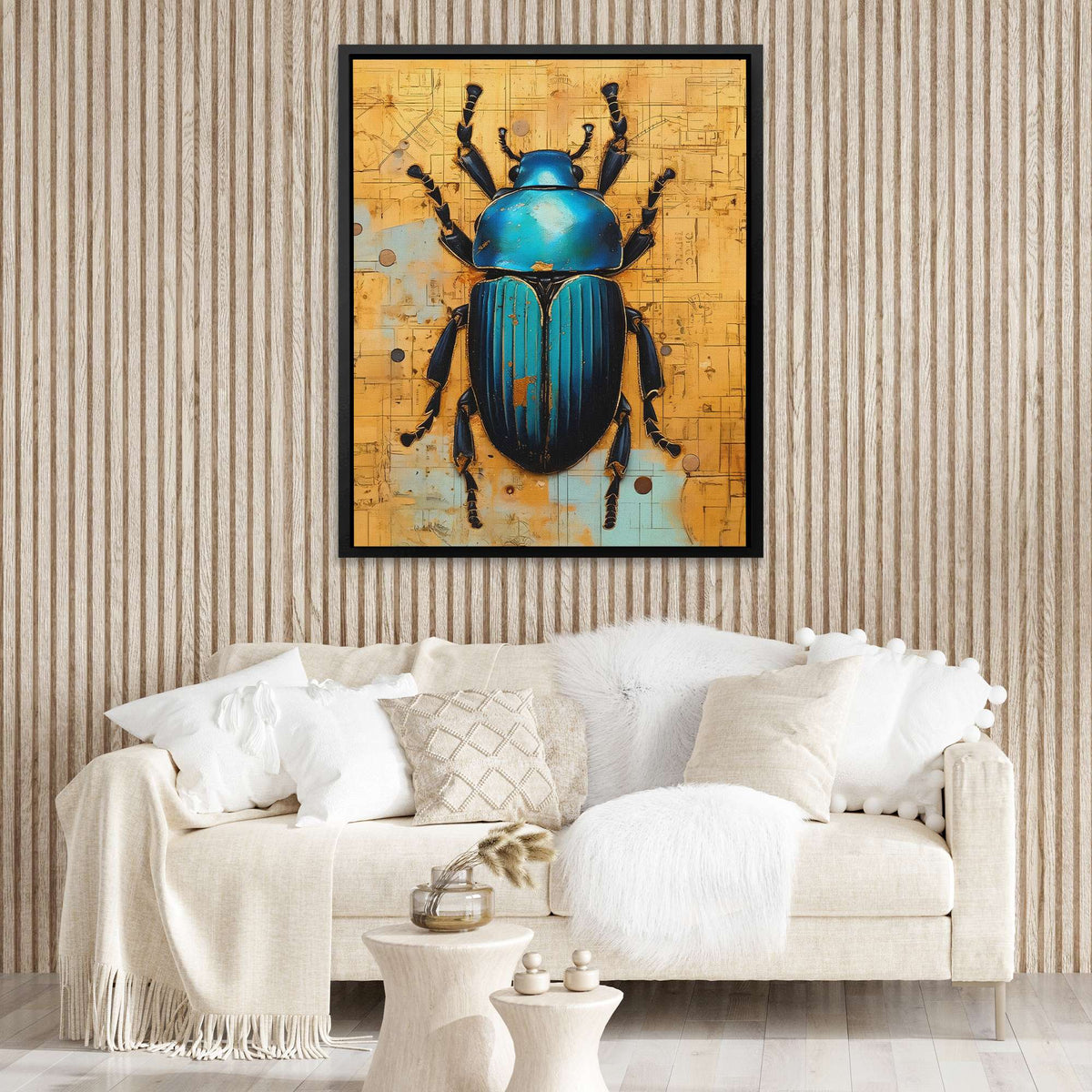 Scarab Symphony - Luxury Wall Art