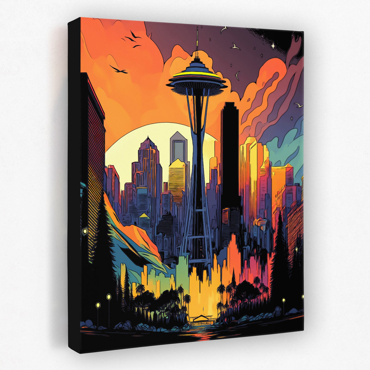 Seattle, City of Love - Luxury Wall Art