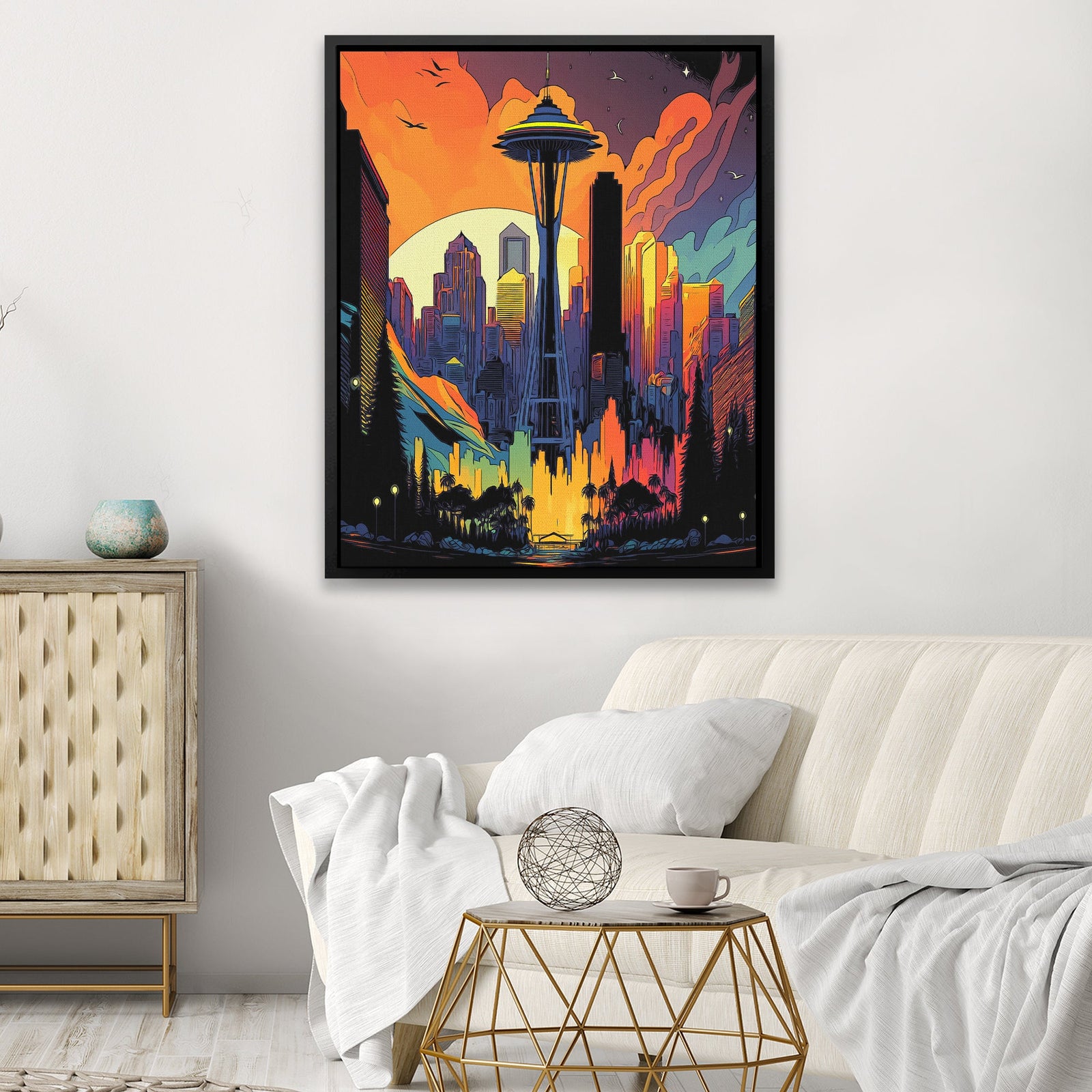 Seattle, City of Love - Luxury Wall Art