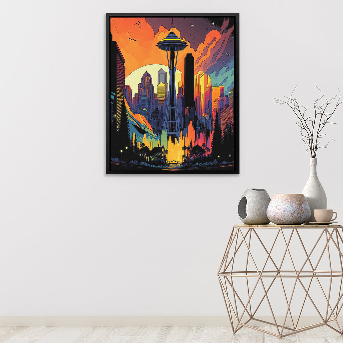 Seattle, City of Love - Luxury Wall Art