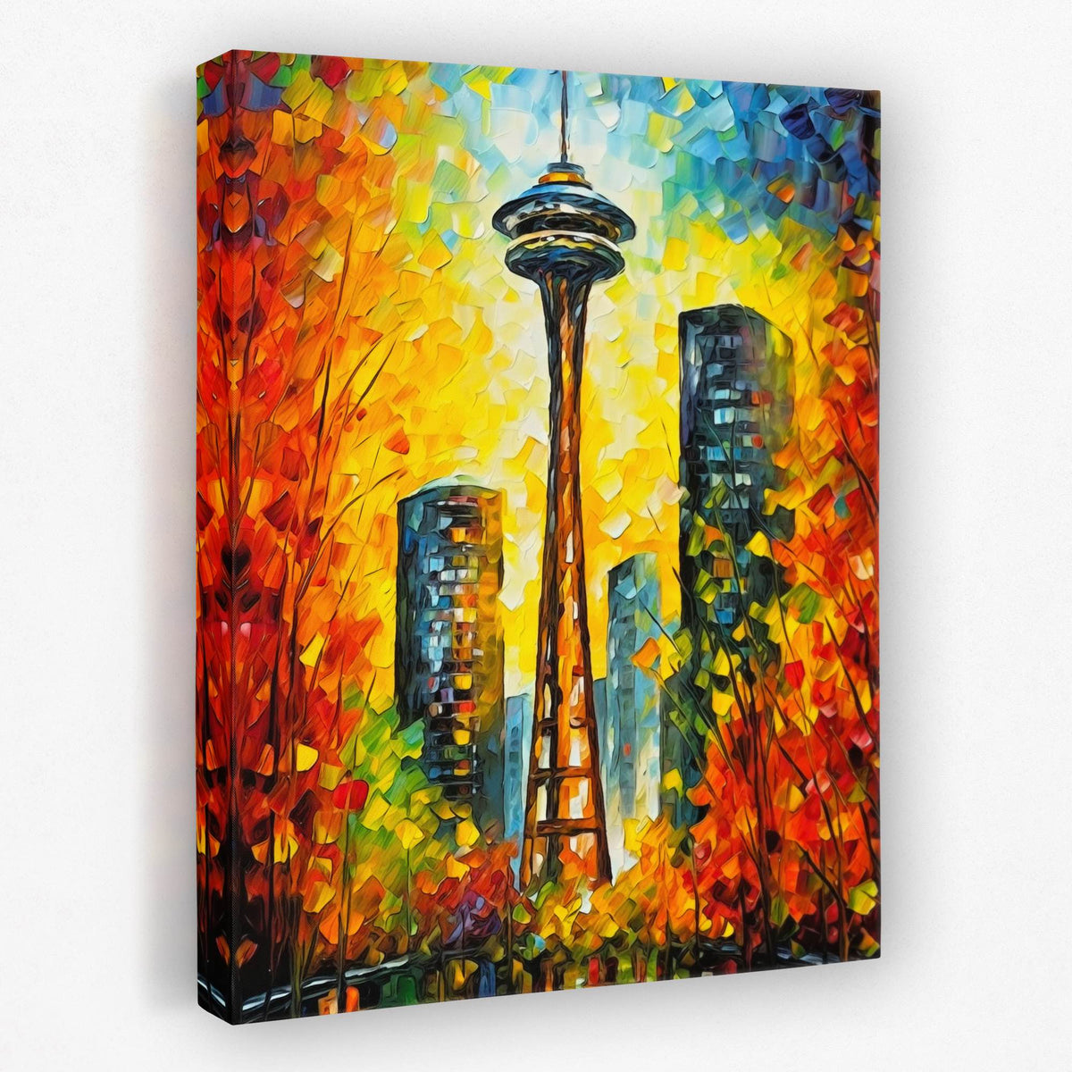 Seattle In Fall - Luxury Wall Art