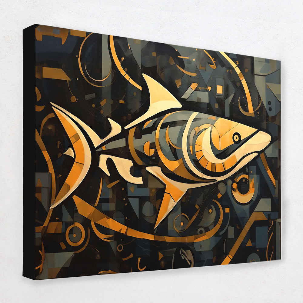 Shark Vista Geometric Art