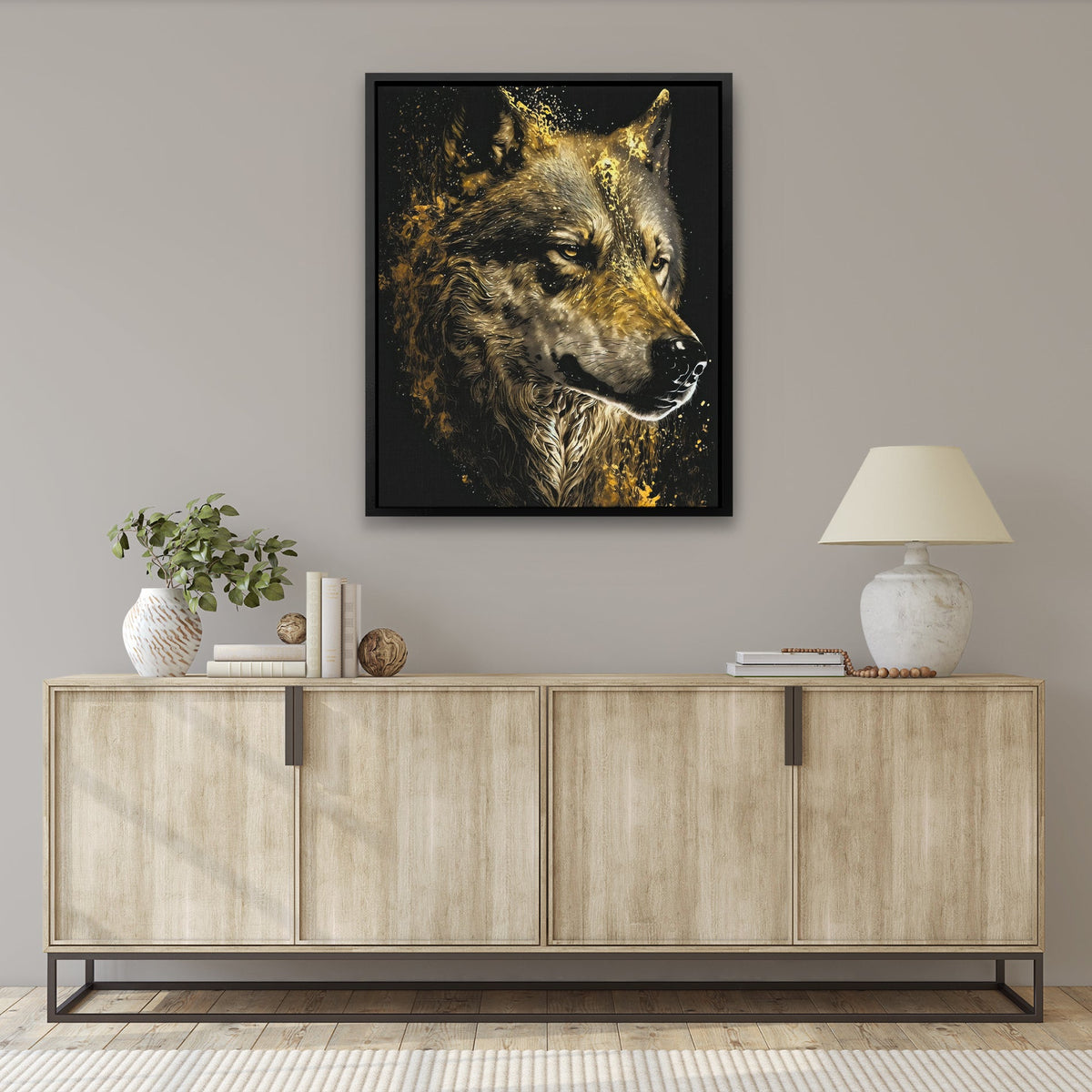 Shattered Wolf - Luxury Wall Art