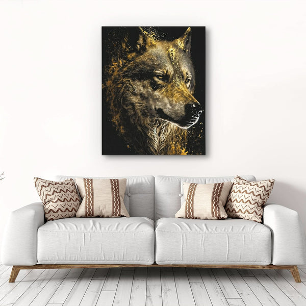 Shattered Wolf in a room