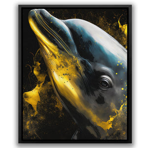 Shimmering Dolphin - Luxury Wall Art