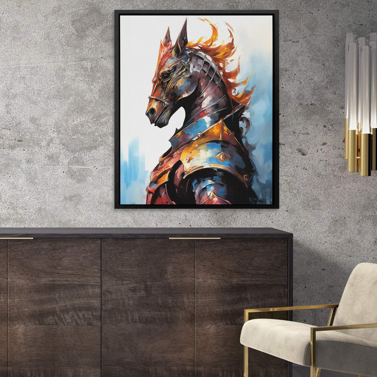 Silent Knight - Luxury Wall Art