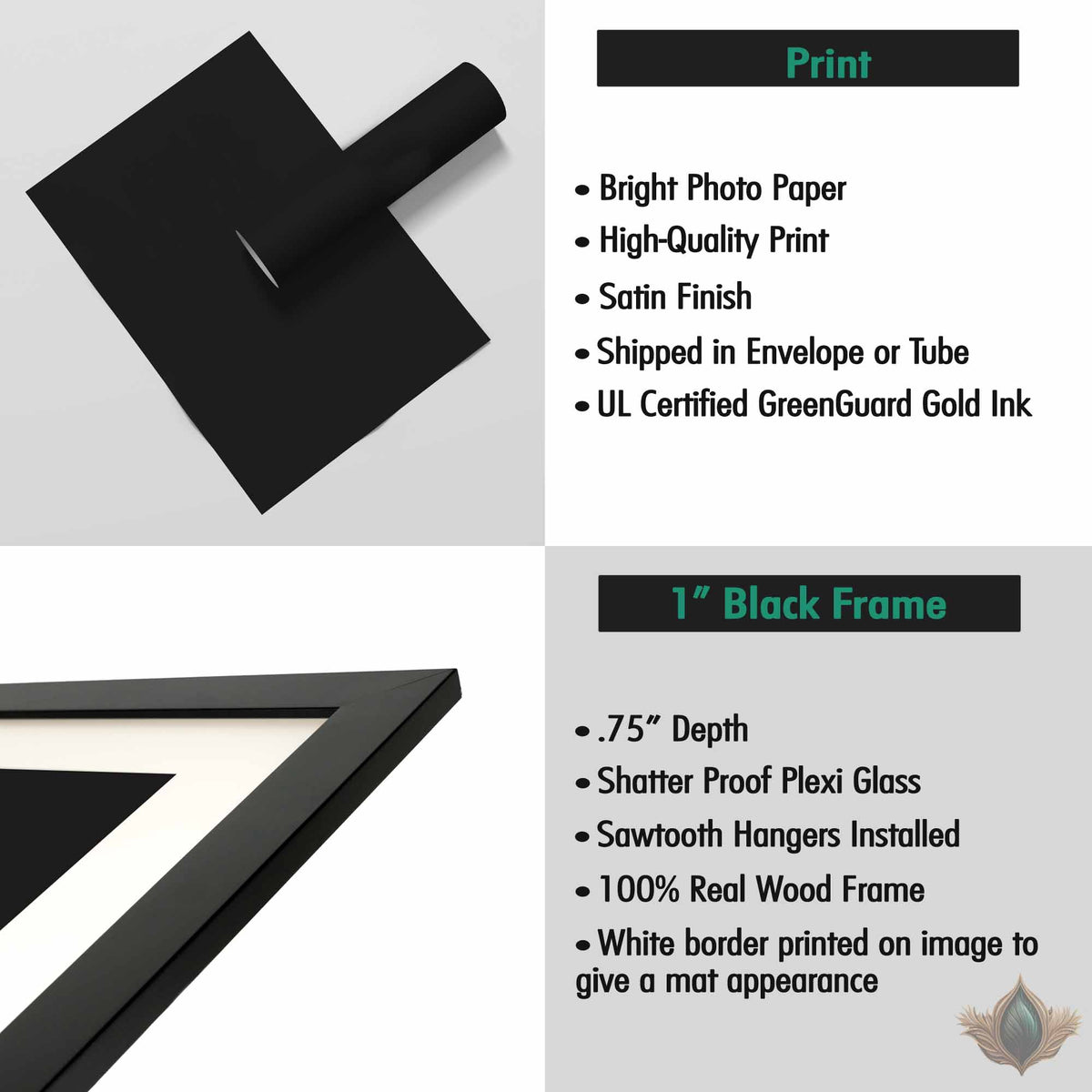 Silver Gothic Crowns Semi-gloss Print - Luxury Wall Art