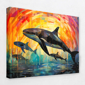Singing Whales - Luxury Wall Art