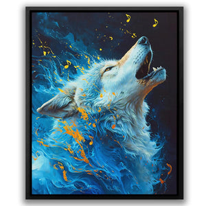 Singing Wolf - Luxury Wall Art