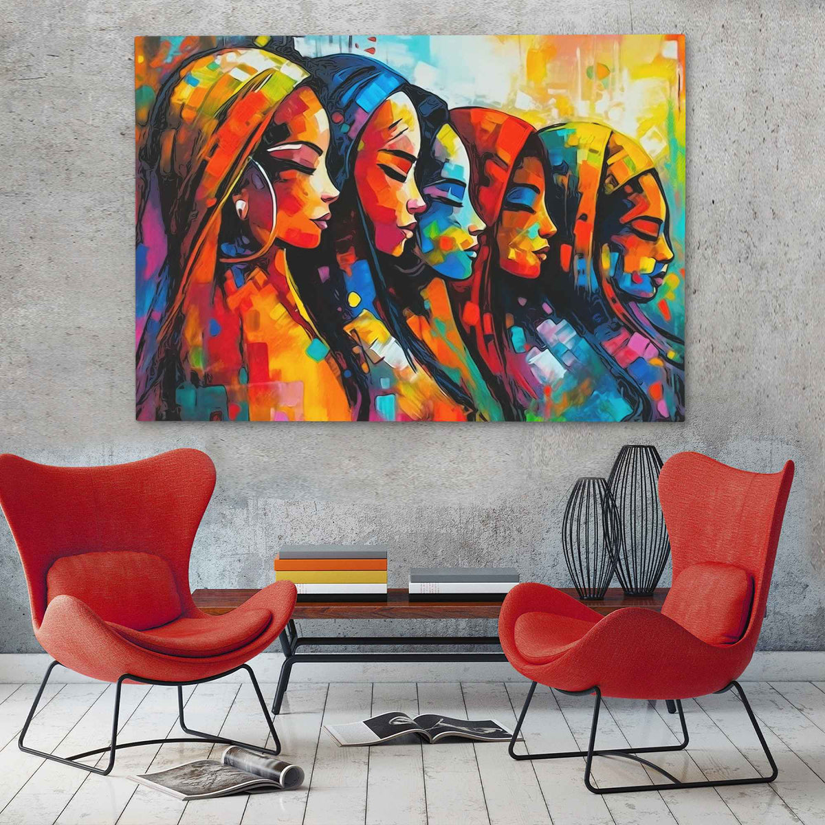 Sisterhood of Love - Luxury Wall Art
