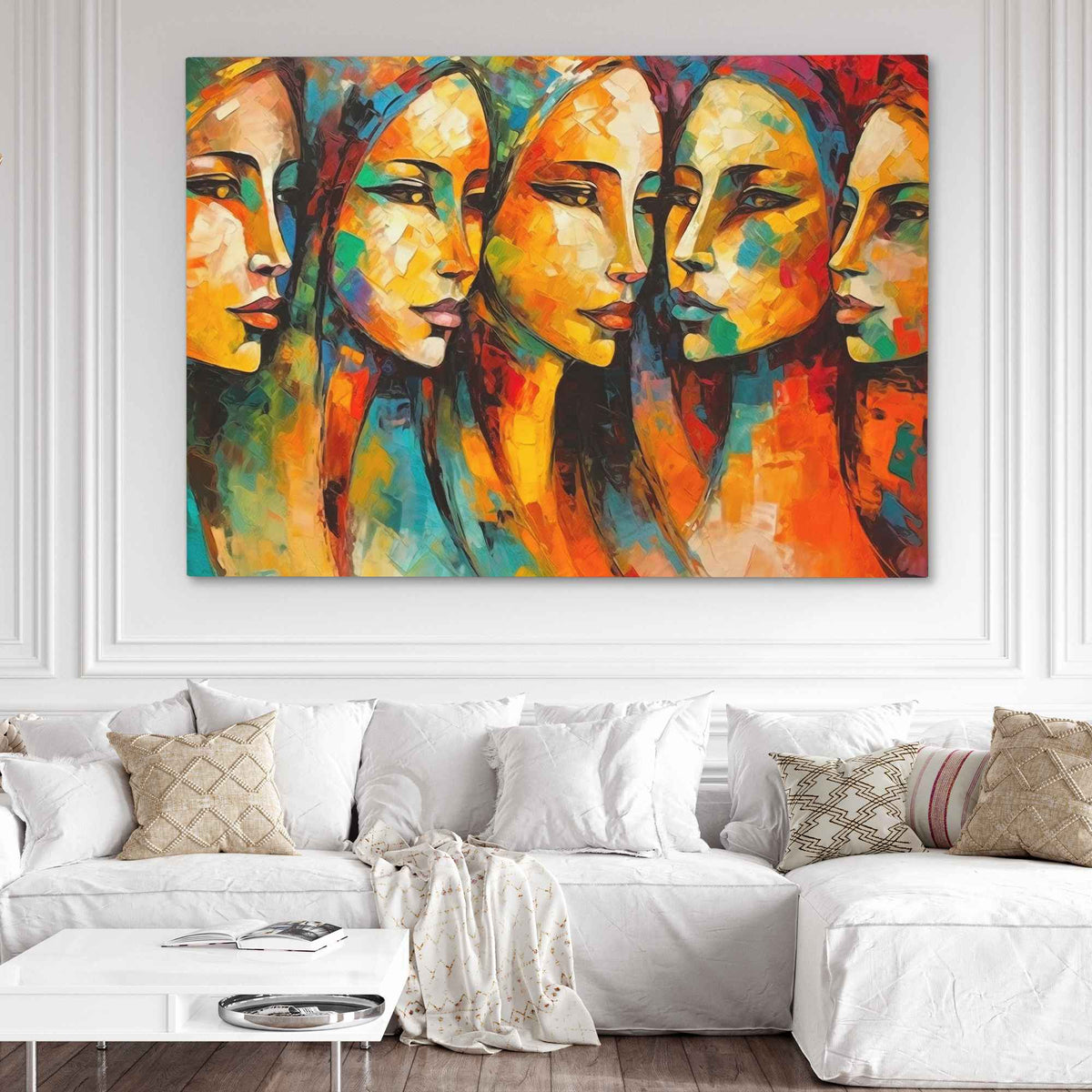 Sisters in Agreement - Luxury Wall Art