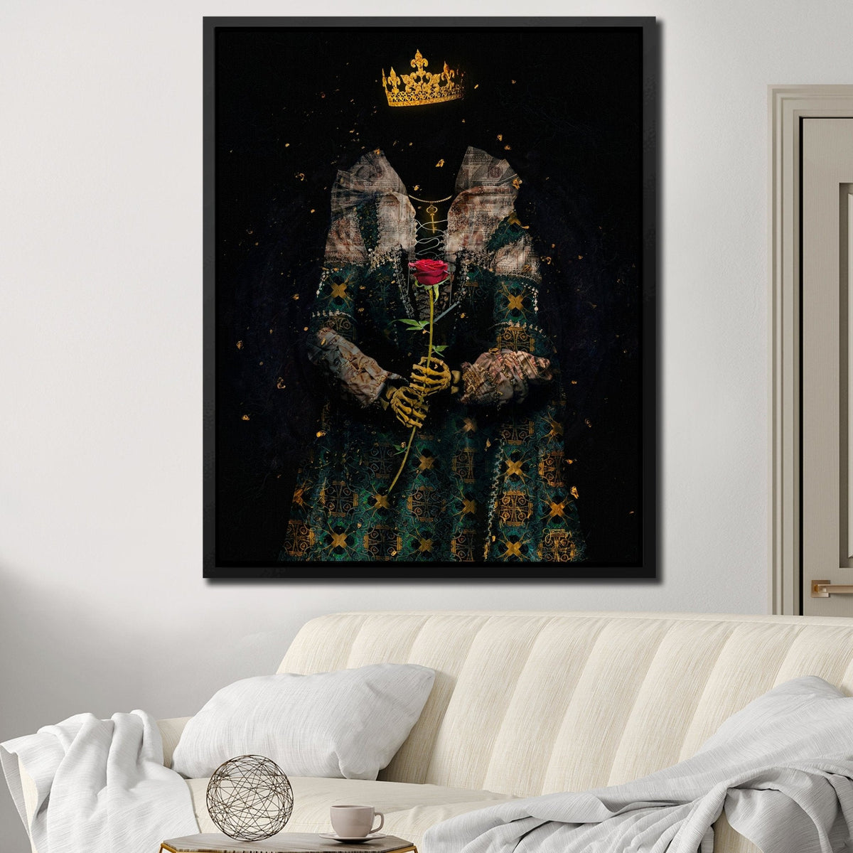 Skeleton Queen - Luxury Wall Art