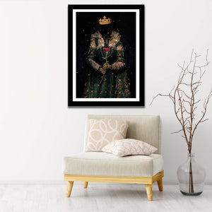 Skeleton Queen Semi - gloss Print - Luxury Wall Art