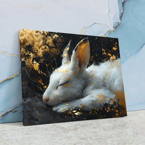 Sleeping Rabbit - Luxury Wall Art