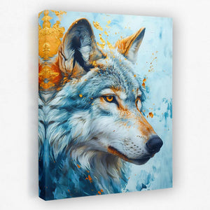 Snowy Wolf - Luxury Wall Art