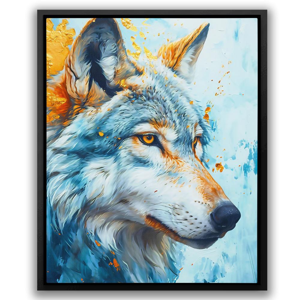 Snowy Wolf - Luxury Wall Art