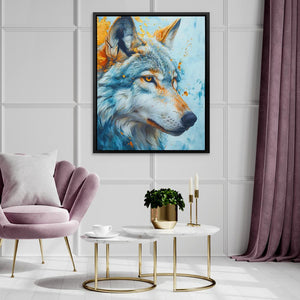 Snowy Wolf - Luxury Wall Art