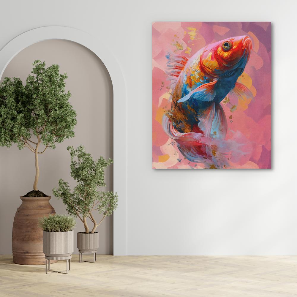 Sparkling Goldfish - Luxury Wall Art