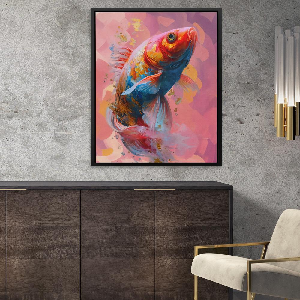 Sparkling Goldfish - Luxury Wall Art