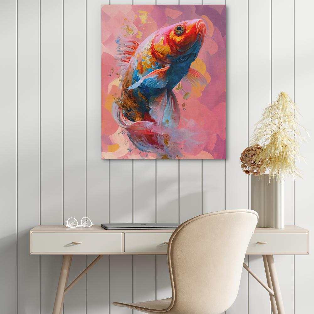 Sparkling Goldfish - Luxury Wall Art