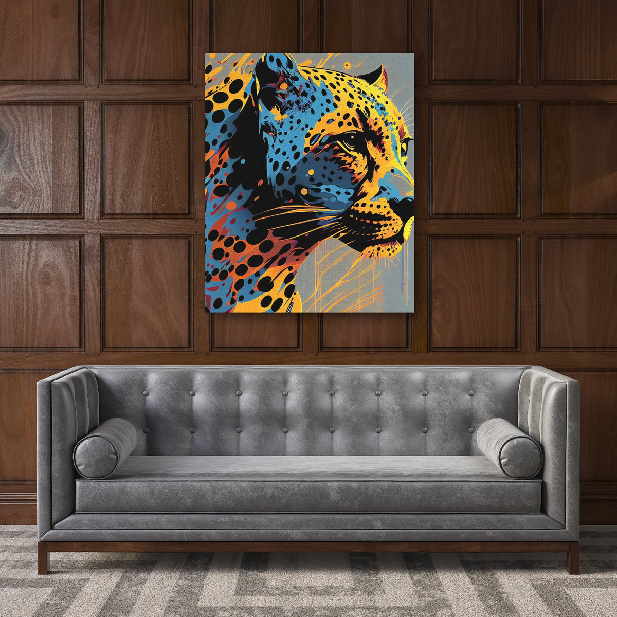 Speeding Cheetah - Luxury Wall Art