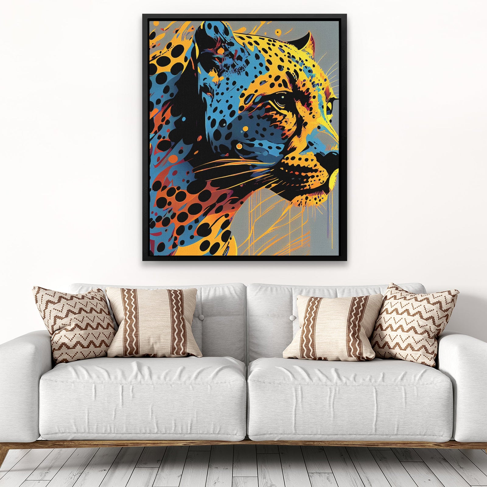 Speeding Cheetah - Luxury Wall Art
