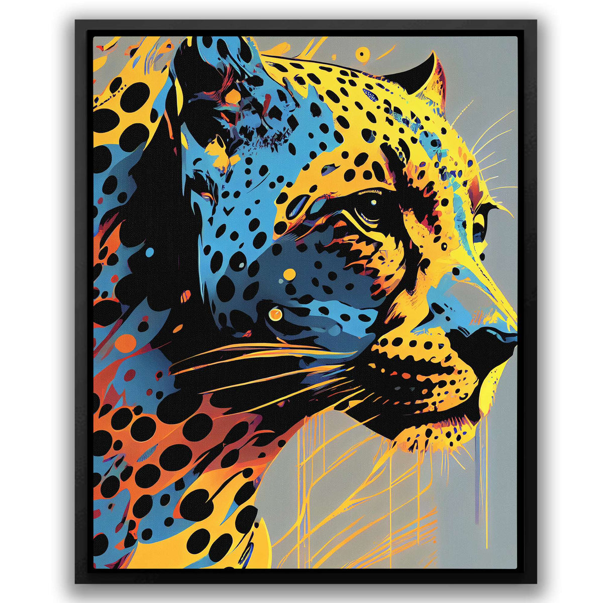 Speeding Cheetah - Luxury Wall Art