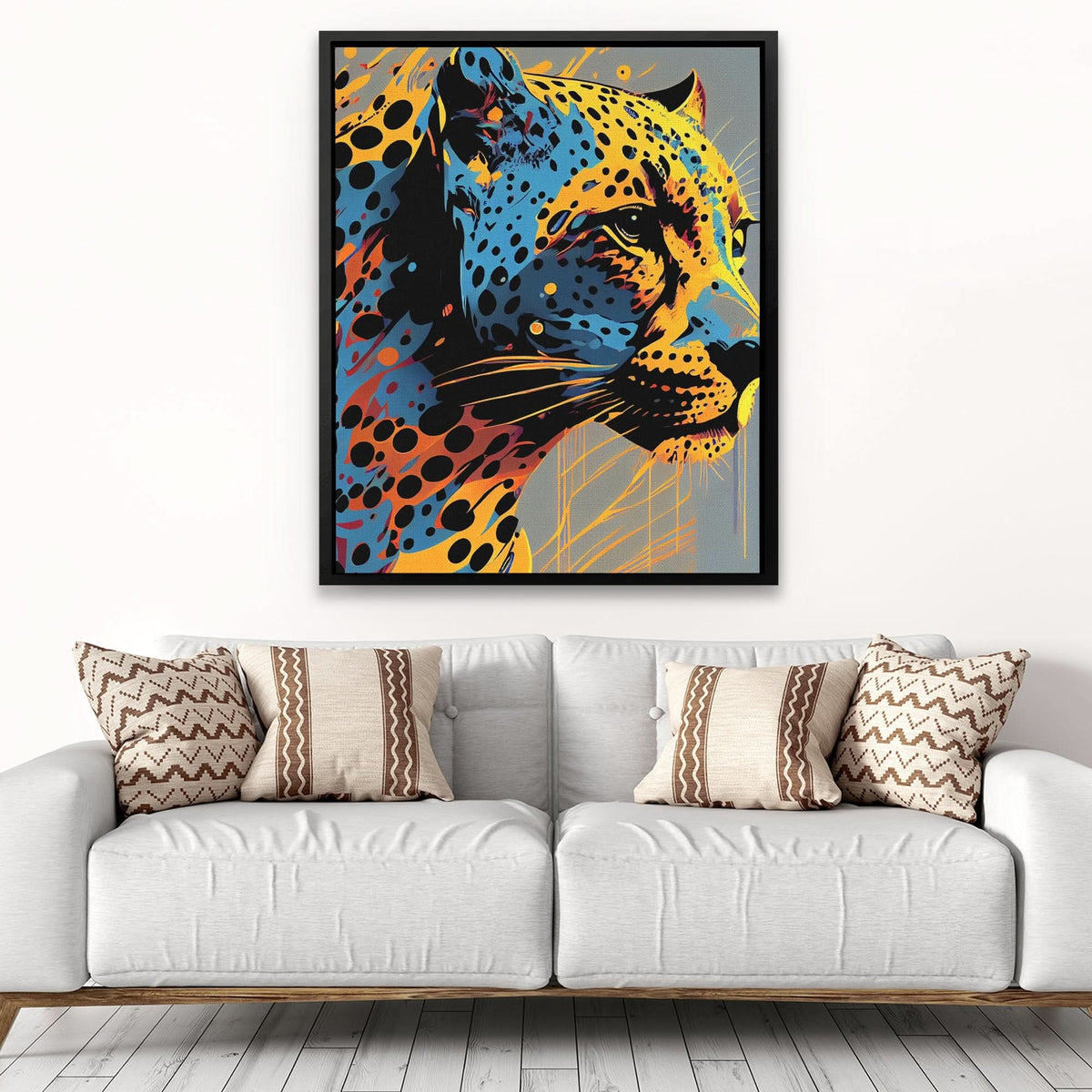 Speeding Cheetah - Luxury Wall Art