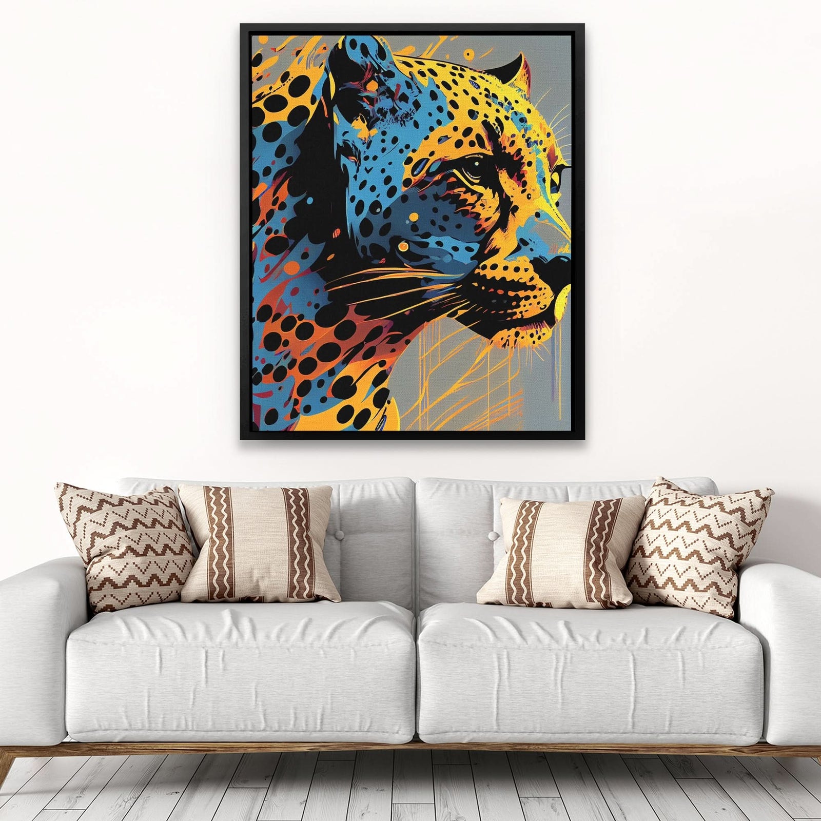Speeding Cheetah - Luxury Wall Art