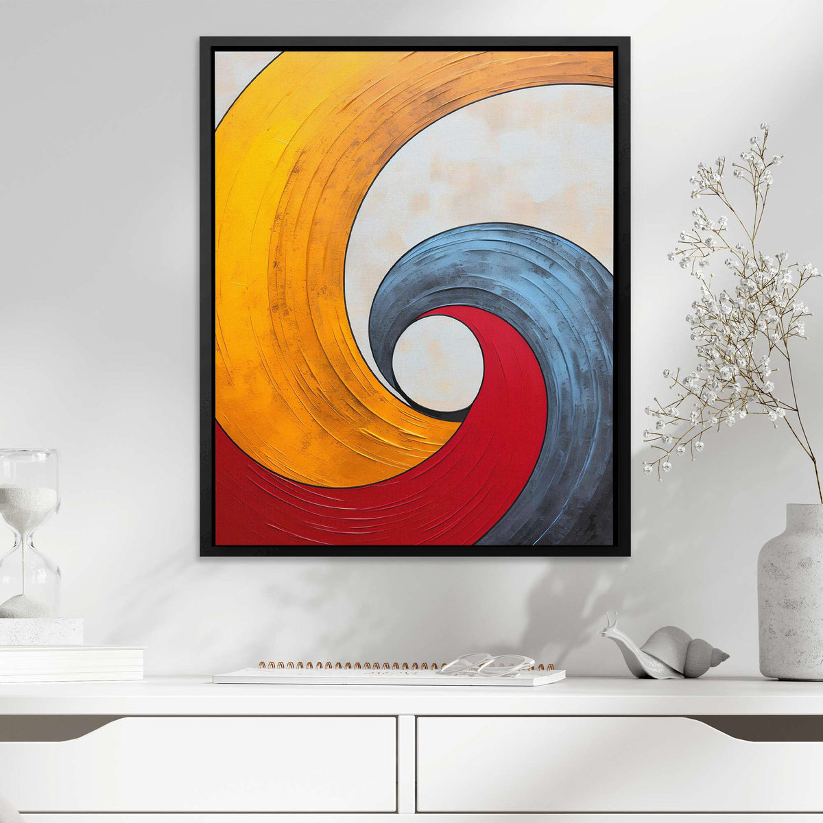 Spiraling Waves - Luxury Wall Art