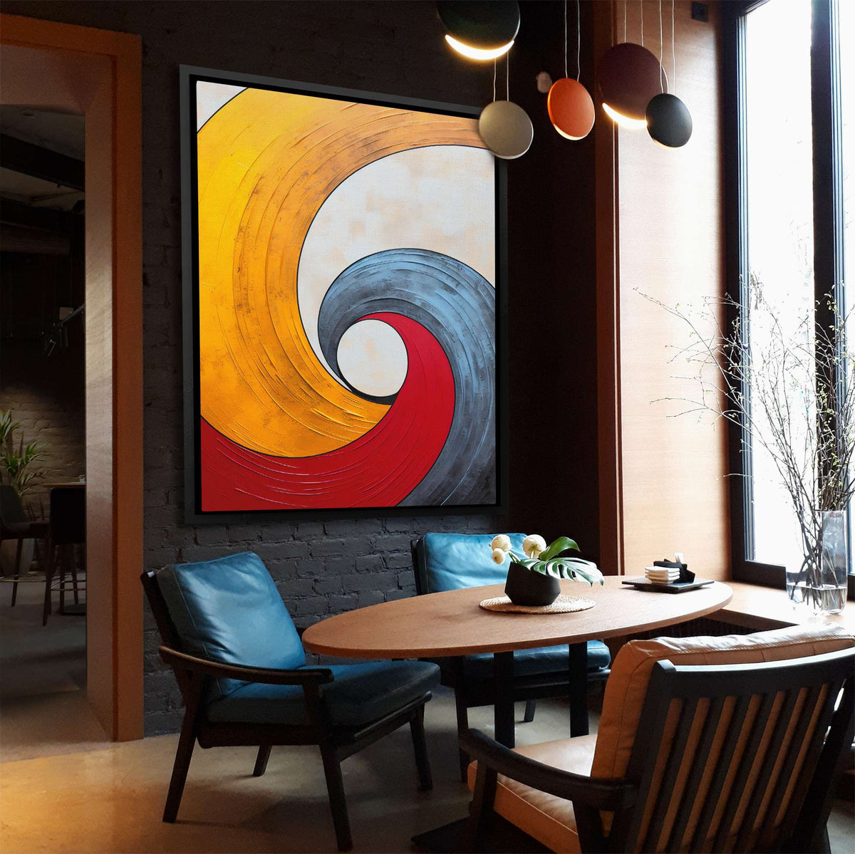 Spiraling Waves - Luxury Wall Art