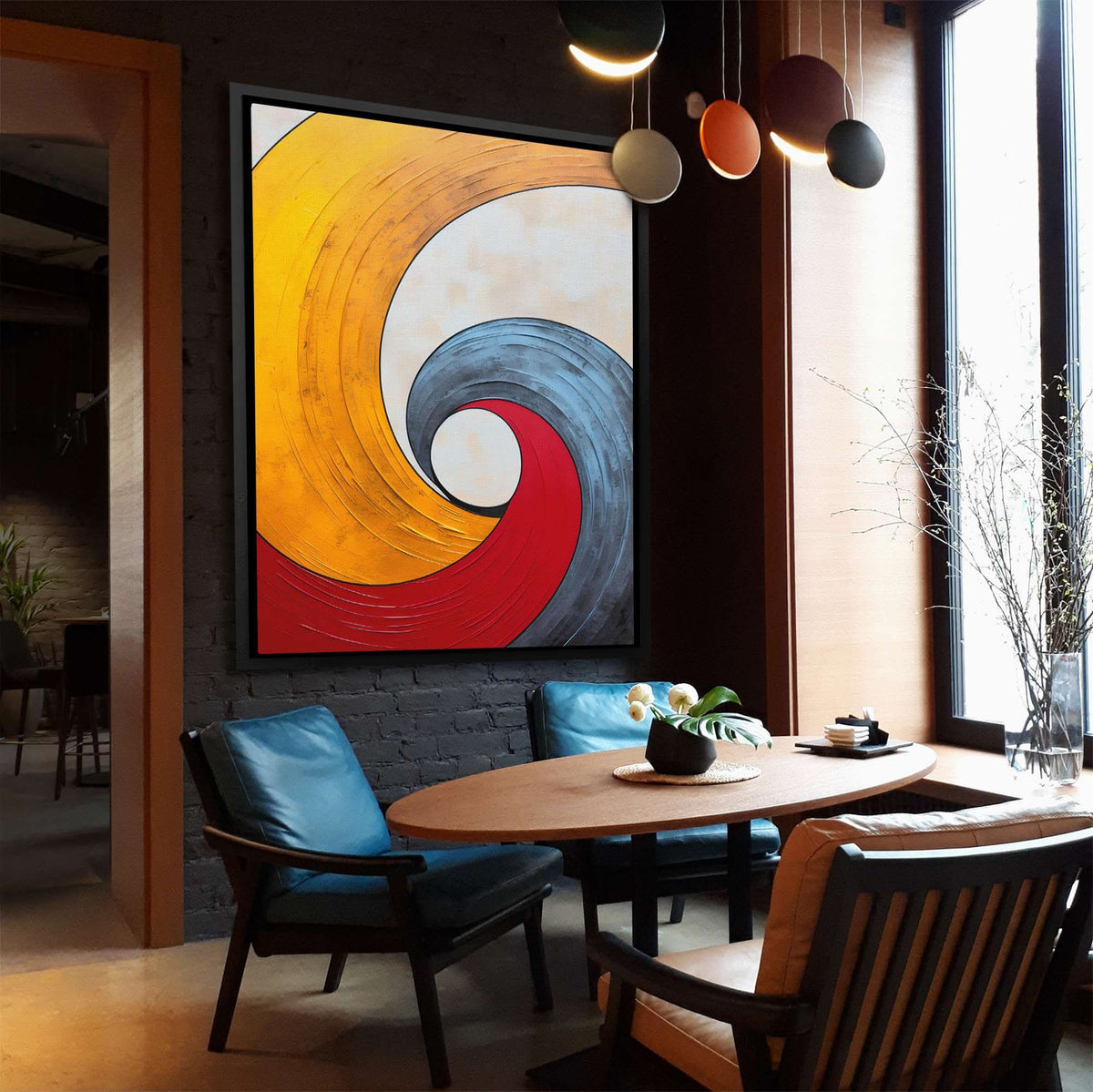 Spiraling Waves - Luxury Wall Art