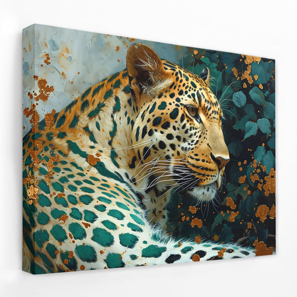 Spotted Splendor - Leopard Art Print - Luxury Wall Art