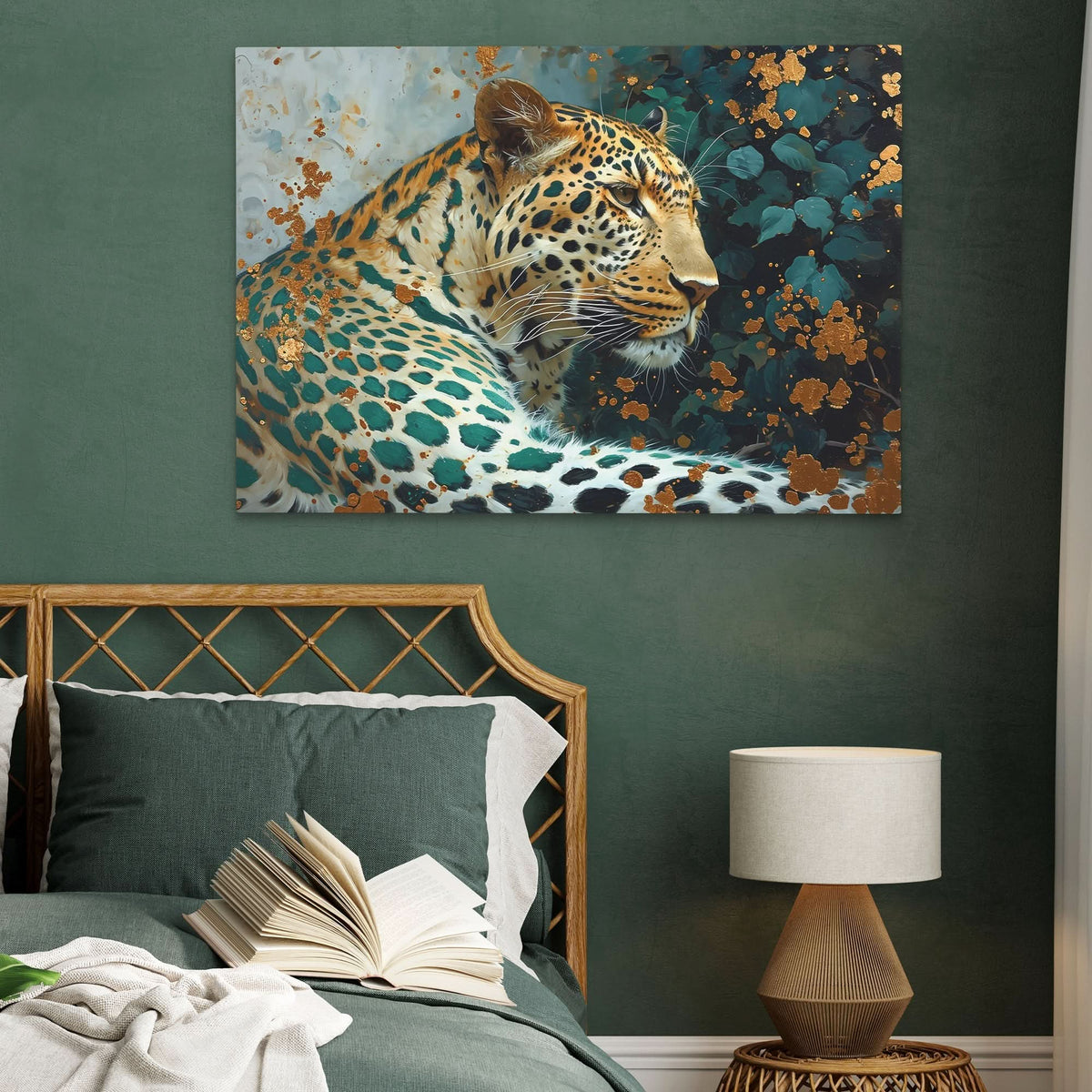 Spotted Splendor - Leopard Art Print - Luxury Wall Art